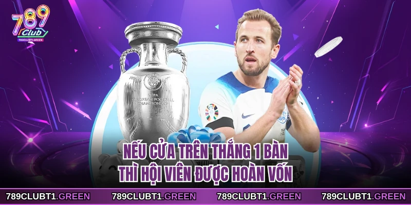 Nếu cửa trên thắng 1 bàn thì hội viên được hoàn vốn