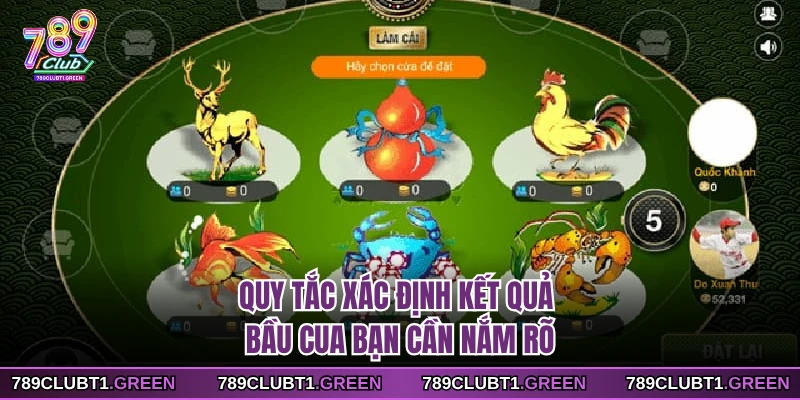 Quy tắc xác định kết quả bầu cua bạn cần nắm rõ